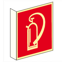 Feuerlöscher - Fahnenschild Kunstsoff nachl. 148 x...