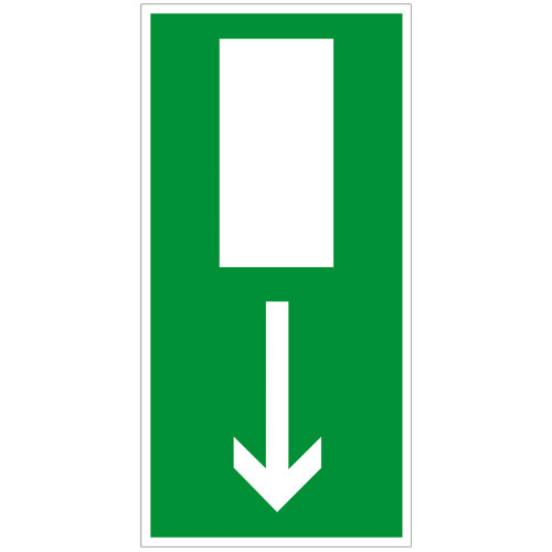 Notausgang - Kunststoff 400 x 200 mm