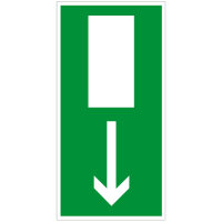 Notausgang - Kunststoff 400 x 200 mm