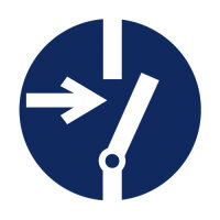 Vor Arbeiten freischalten Folie selbstklebend 200 mm