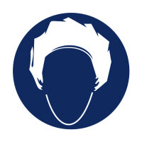 Gebotszeichen Kopfhaube benutzen Folie selbstklebend 315 mm