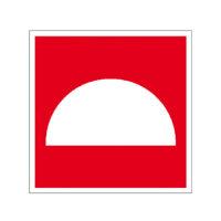 Mittel und Geräte zur Brandbekämpfung - Schild...