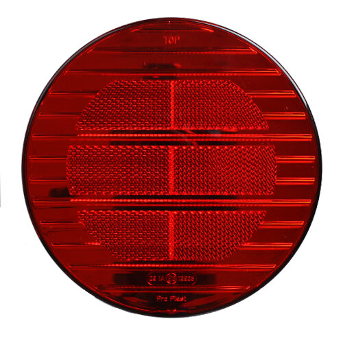 Reflektor / Katzenauge / Rückstrahler rot 145 mm mit 2 Stehbolzen PRO-T-REFLEX
