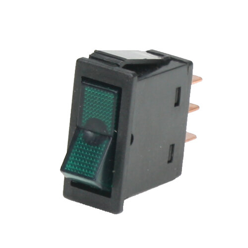 Wippschalter - Schalter ein/aus 12V grün