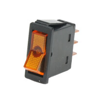 Wippschalter - Schalter ein/aus 12V orange