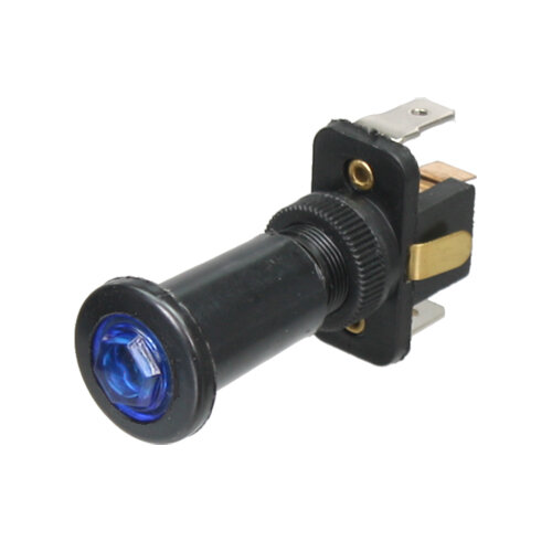 Zugschalter - Schalter ein/aus 12V blau