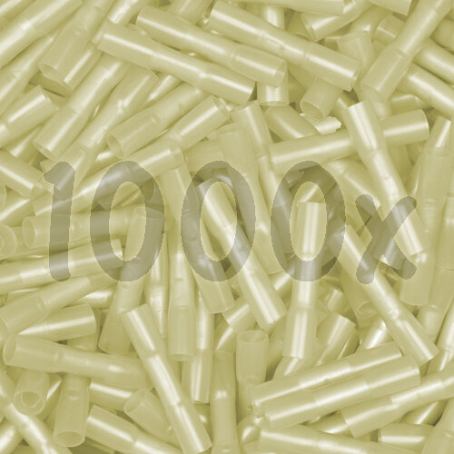 1000 Stück Stoßverbinder mit Schrumpfschlauch gelb 4,0-6,0 qmm