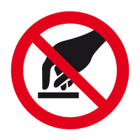 Berühren verboten Kunststoff 200 mm