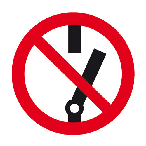 Nicht schalten Folie selbstklebend 315 mm