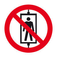 Personenbeförderung verboten Kunststoff 315 mm