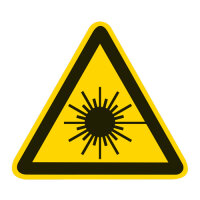 Warnung vor Laserstrahl Folie selbstklebend 100 mm