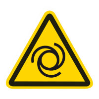 Warnung vor automatischem Anlauf Folie selbstklebend 315 mm