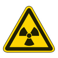 Warnung vor radioaktiven Stoffen oder ionisierenden...