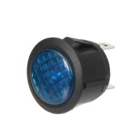 Kontrollleuchte, Kontrolllampe, Warnlampe, 12V blau LED