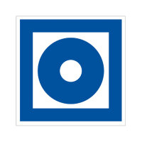 Hausmelder Folie selbstklebend 200 x 200 mm