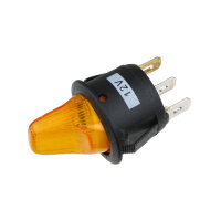 Kippschalter - Schalter ein/aus 12V 16A gelb
