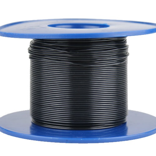 Kabel 0,5 qmm schwarz 1m