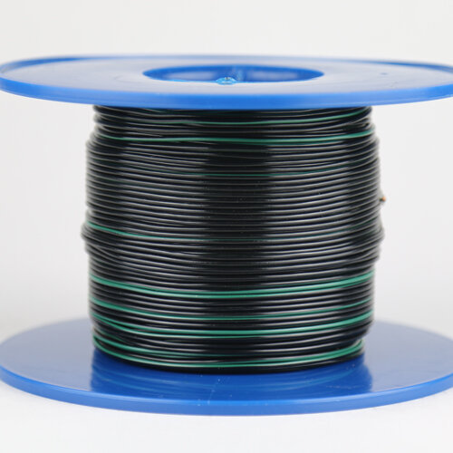 Kabel 0,5 qmm schwarz/grün