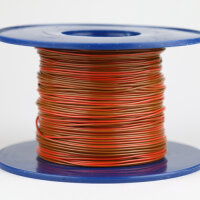 Kabel 0,5 qmm braun/rot 1m