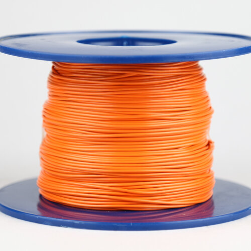 Kabel 0,5 qmm orange 1m