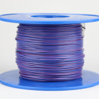 Kabel 0,5 qmm violett/blau 1m