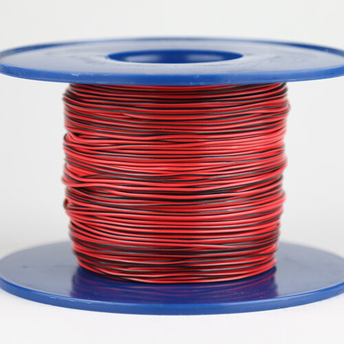 Kabel 0,5 qmm rot/schwarz 1m