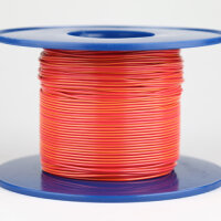 Kabel 0,5 qmm rot/orange 1m