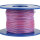Kabel 0,75 qmm violett/rot 1m