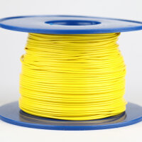 Kabel 0,75 qmm gelb 1m