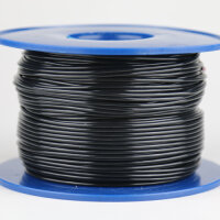 Kabel 1,5 qmm schwarz 1m