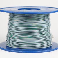 Kabel 1,0 qmm grau/grün 1m