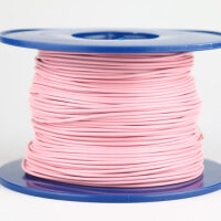 Kabel 1,0 qmm rosa 1m