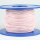 Kabel 1,0 qmm rosa/weiss 1m
