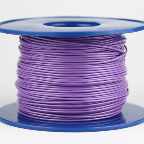 Kabel 1,0 qmm violett 1m
