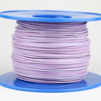 Kabel 1,0 qmm violett/grau 1m