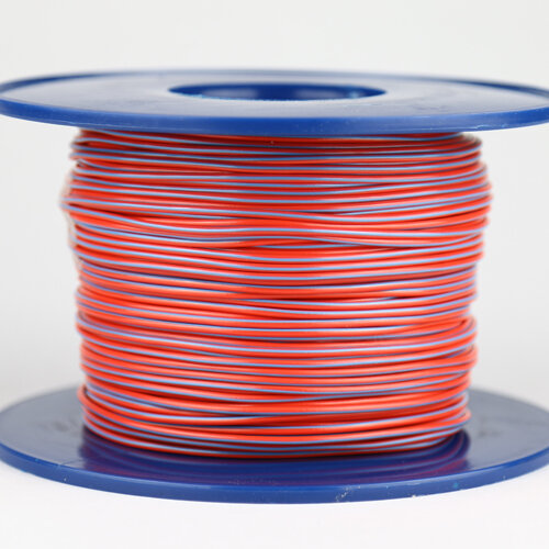 Kabel 1,0 qmm rot/blau 1m