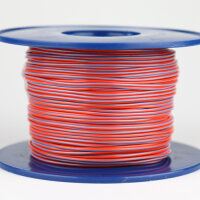 Kabel 1,0 qmm rot/blau 1m