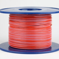 Kabel 1,0 qmm rot/violett 1m