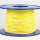 Kabel 1,0 qmm gelb/weiss 1m
