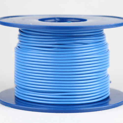 Kabel 2,5 qmm blau 1m