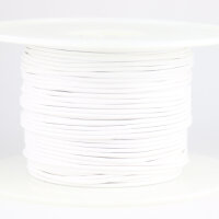 Kabel 2,5 qmm weiss 1m