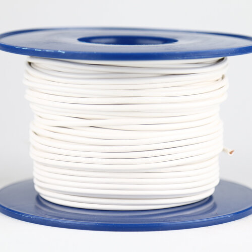 Kabel 2,5 qmm weiss 1m