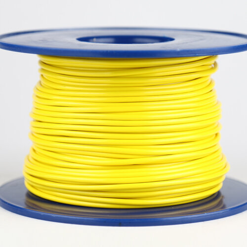 Kabel 2,5 qmm gelb 1m