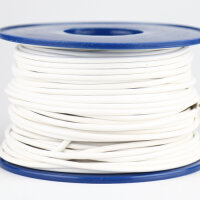 Kabel 4,0 qmm weiss 1m