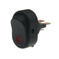 Wippschalter - Schalter ein/aus rot 12V 16A