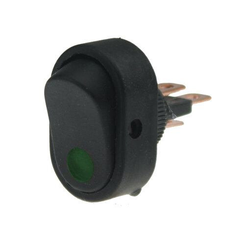 Wippschalter - Schalter ein/aus grün 12V 16A