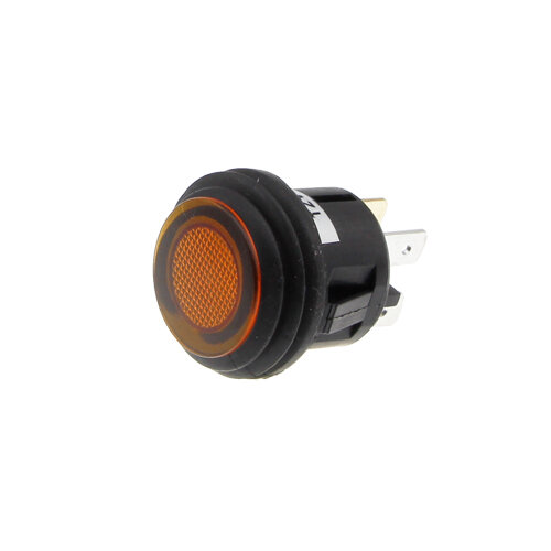 Druckschalter - Schalter ein/aus 12V orange