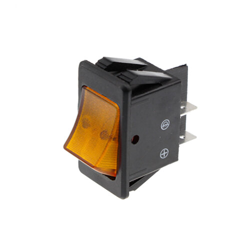 Wippschalter - Schalter ein/aus 12V 20A orange