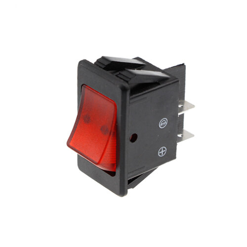 Wippschalter - Schalter ein/aus 12V 20A rot