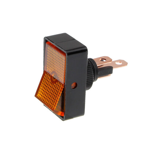 Wippschalter - Schalter ein/aus 12V 16A orange
